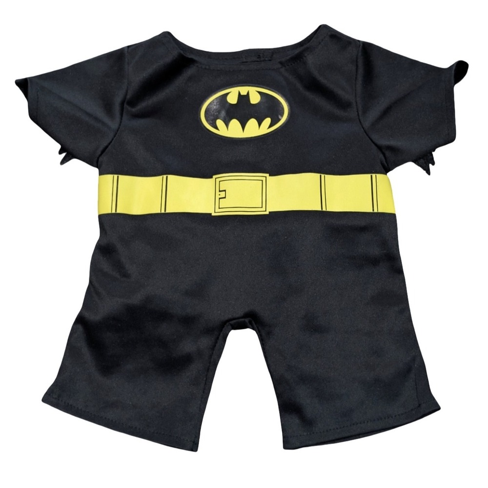 Build-A-Bear Batman Costume Outfit DC Comics Superhero Suit Bear Clothes_BABW